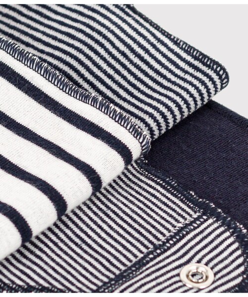 PETIT BATEAU（プチバトー）の「三角スタイ２枚組（スタイ/よだれかけ・キッズ・その他1・ONE SIZE）」の3枚目の写真