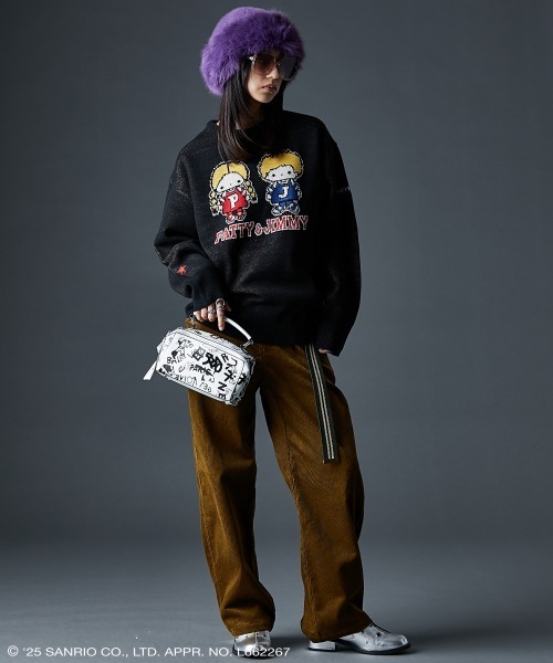 セール】パティ＆ジミー/ジャガードニットプルオーバー ＜大きいサイズ