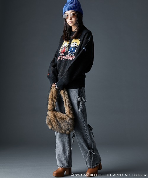 セール】パティ＆ジミー/ジャガードニットプルオーバー ＜大きいサイズ