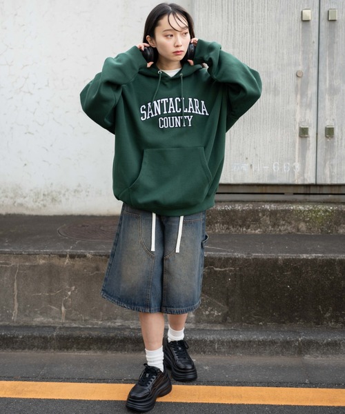 WEGO（ウィゴー）の「WEGO/ワッペンロゴパーカー（パーカー・メンズ・アッシュグレー/ダークグリーン/グレー系その他/ネイビー/ブラウン・LARGE/MEDIUM）」の20枚目の写真