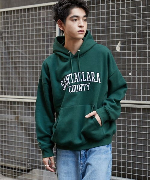 WEGO（ウィゴー）の「WEGO/ワッペンロゴパーカー（パーカー・メンズ・アッシュグレー/ダークグリーン/グレー系その他/ネイビー/ブラウン・LARGE/MEDIUM）」の17枚目の写真