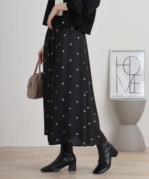 Eglantine ドット柄スカート セットアップ可能