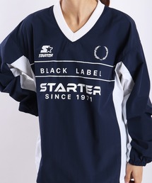 STARTER（スターター）の「STARTER BLACK LABEL ナイロン 配色切替 プルオーバー オーバーサイズ 長袖（Tシャツ/カットソー）」