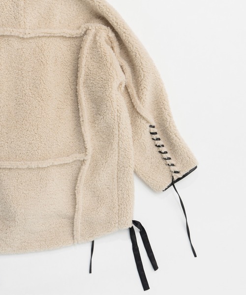 PRANK PROJECT(プランクプロジェクト)の「ボアコート/Boa Coat(その他アウター・レディース・ホワイト/ブラック・FREE)」の22枚目の写真