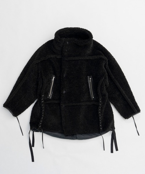 PRANK PROJECT(プランクプロジェクト)の「ボアコート/Boa Coat(その他アウター・レディース・ホワイト/ブラック・FREE)」の16枚目の写真