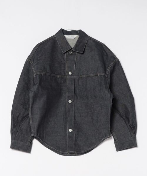Kurowear Jacket KURO(クロ)の「【KURO/クロ】TUCK IN DENIM JACKET / デニムシャツ / デニムジャケット / ノンウォッシュ ...