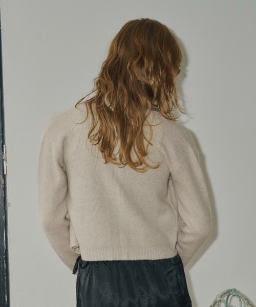 giunon ロングスリーブニットカーディガン GIUNON（ジウノン）の「long sleeve knit cardigan / ロング