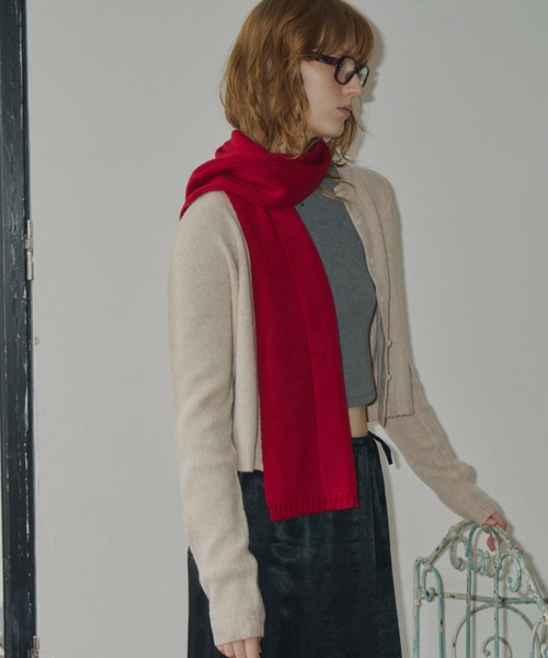 GIUNON(ジウノン)の「long sleeve knit cardigan / ロングスリーブニットカーディガン(カーディガン/ボレロ・レディース・グレー/ブラック/ベージュ/ブラウン/ピンク・FREE)」の20枚目の写真