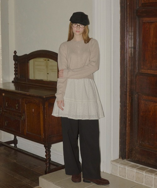 long sleeve knit cardigan / ロングスリーブニットカーディガン