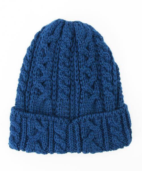 B:MING by BEAMS（ビーミングバイビームス）の「STEWART AUSTIN / CableBobcap（ニットキャップ/ビーニー・メンズ・グレー/レッド系その他/ブルー系その他/ネイビー・ONE SIZE）」の9枚目の写真