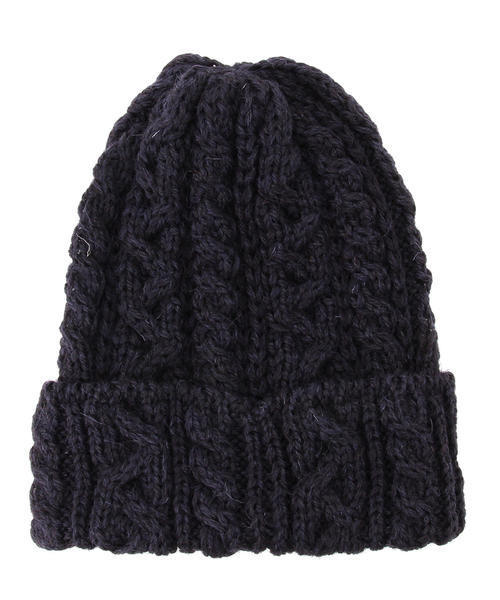 B:MING by BEAMS（ビーミングバイビームス）の「STEWART AUSTIN / CableBobcap（ニットキャップ/ビーニー・メンズ・グレー/レッド系その他/ブルー系その他/ネイビー・ONE SIZE）」の11枚目の写真