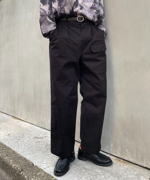CIAOPANIC(チャオパニック)の「【ZOZO限定】ジャングルトラウザーズワイドパンツ(その他パンツ・メンズ・カーキ/ブラック/ベージュ/ネイビー・S/M/L/XL/XS)」の5枚目の写真