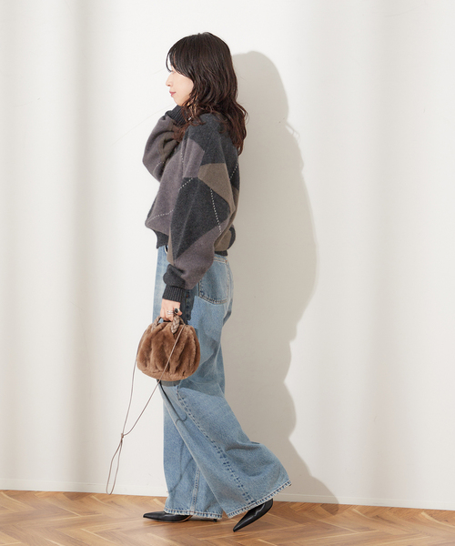 セール】BIG ARGAYLE プルオーバー（ニット/セーター）｜journal