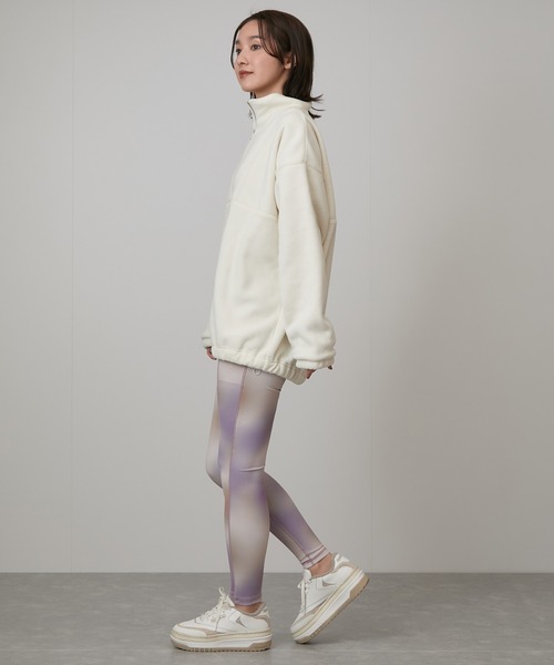 NERGY（ナージー）の「【保温】フリースハーフジッププルオーバー（その他トップス・レディース・ホワイト/ダークブラウン・FREE）」の17枚目の写真