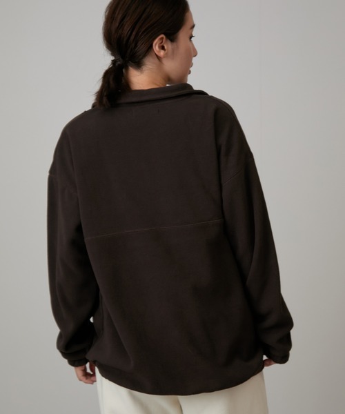 NERGY（ナージー）の「【保温】フリースハーフジッププルオーバー（その他トップス・レディース・ホワイト/ダークブラウン・FREE）」の22枚目の写真