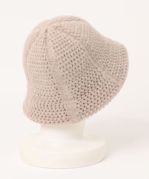 Sense of Grace（センスオブグレース）の「Sense of Grace/センスオブグレイス　ELE KNIT HAT（ハット・レディース・ブラック/ベージュ・FREE）」の3枚目の写真