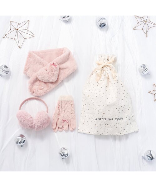 apres les cours(アプレレクール)の「ハートファーイヤーマフ(イヤーマフ・キッズ・ピンク/アイボリー・FREE)」の15枚目の写真