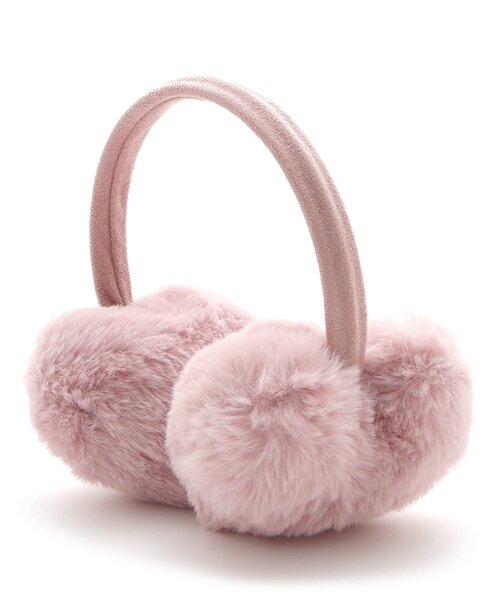 apres les cours(アプレレクール)の「ハートファーイヤーマフ(イヤーマフ・キッズ・ピンク/アイボリー・FREE)」の7枚目の写真