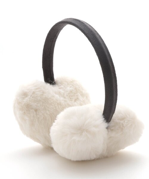 apres les cours(アプレレクール)の「ハートファーイヤーマフ(イヤーマフ・キッズ・ピンク/アイボリー・FREE)」の8枚目の写真