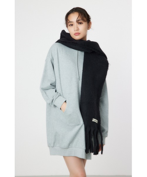 RODEO CROWNS WIDE BOWL(ロデオクラウンズワイドボウル)の「ボリュームマフラー(マフラー・レディース・グリーン/ピンク/アイボリー/ブラック・FREE)」の2枚目の写真