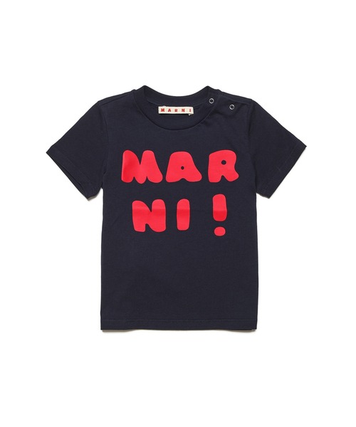 【セール】MARNI（マルニ）Baby ブランドロゴ半袖Tシャツカットソー（Tシャツ/カットソー）｜MARNI（マルニ）