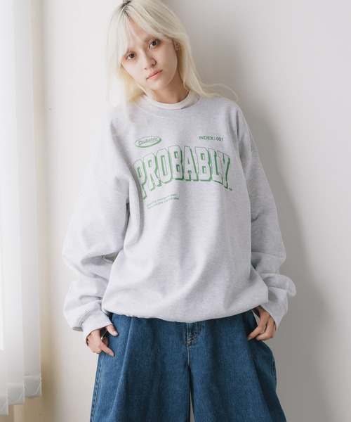 GILDAN(ギルダン)の「GILDAN / ロゴプリント クルーネックスウェット/トレーナー(スウェット・レディース・チャコール/グレー系その他4/グレー系その他/アッシュ/グレー系その他3/グレー系その他2/サンドベージュ・MEDIUM/X-LARGE/LARGE)」の16枚目の写真
