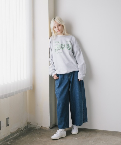 GILDAN(ギルダン)の「GILDAN / ロゴプリント クルーネックスウェット/トレーナー(スウェット・レディース・チャコール/グレー系その他4/グレー系その他/アッシュ/グレー系その他3/グレー系その他2/サンドベージュ・MEDIUM/X-LARGE/LARGE)」の17枚目の写真
