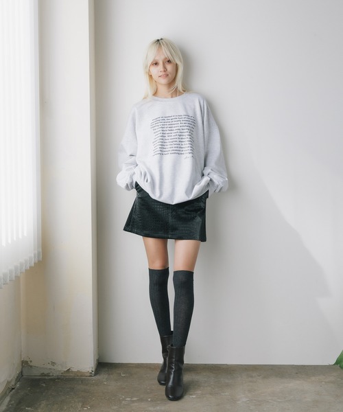 GILDAN(ギルダン)の「GILDAN / ロゴプリント クルーネックスウェット/トレーナー(スウェット・レディース・チャコール/グレー系その他4/グレー系その他/アッシュ/グレー系その他3/グレー系その他2/サンドベージュ・MEDIUM/X-LARGE/LARGE)」の22枚目の写真