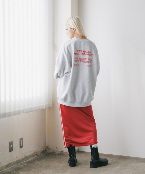 GILDAN(ギルダン)の「GILDAN / ロゴプリント クルーネックスウェット/トレーナー(スウェット・レディース・チャコール/グレー系その他4/グレー系その他/アッシュ/グレー系その他3/グレー系その他2/サンドベージュ・MEDIUM/X-LARGE/LARGE)」の20枚目の写真