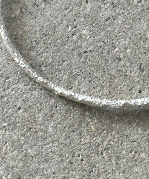 【silver925】TextureBangle/テクスチャー バングル（バングル/リストバンド）｜whoseA（フーシー）