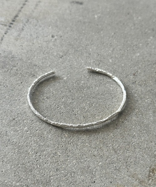 【silver925】TextureBangle/テクスチャー バングル（バングル/リストバンド）｜whoseA（フーシー）