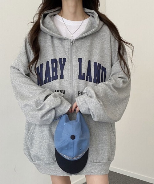 マウスラビット　パーカー　グレー　イェソン　韓国　YESTHEDAY 韓国 thisisneverthat ネバザ グレーパーカー M - メルカリ