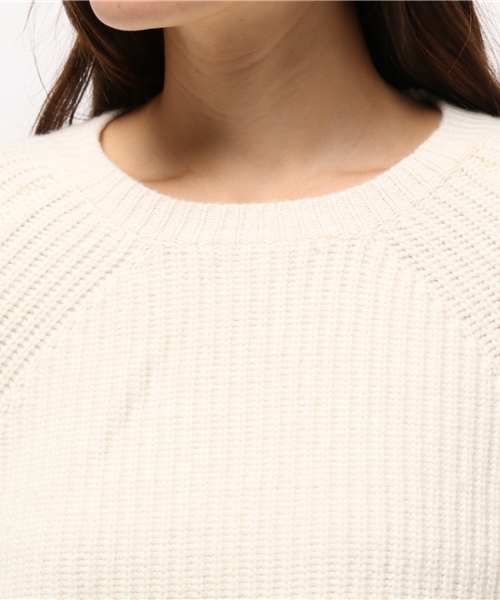 MYSELF ABAHOUSE(マイセルフアバハウス)の「片畦プルオーバー(ニット/セーター・レディース・ホワイト/オリーブ/グレー・FREE)」の10枚目の写真