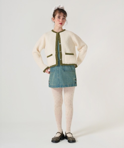 ジャケット・アウター TINA:JOJUN ジップアップフード付き ボンバージャケット TINA：JOJUN 全2色