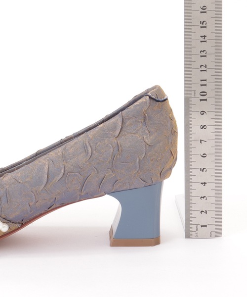 Lace Ladies(レースレディース)の「パール リボン ミドル ヒール パンプス(パンプス・レディース・アイボリー/グレー・22.5cm/23cm/23.5cm/24cm/24.5cm)」の19枚目の写真