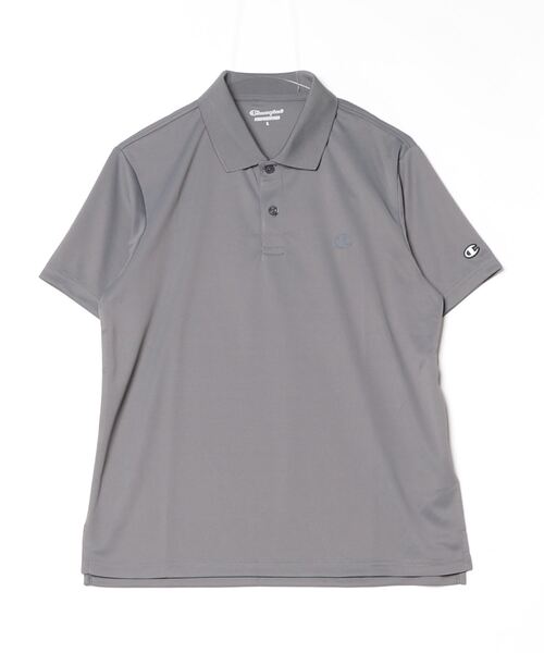 Champion(チャンピオン)の「【Champion/チャンピオン】メンズ スポーツ ポロシャツ(Tシャツ/カットソー・メンズ・ダークネイビー/ホワイト/ベージュ系その他3/シルバー/ブラック・X-LARGE/LARGE/MEDIUM)」の1枚目の写真