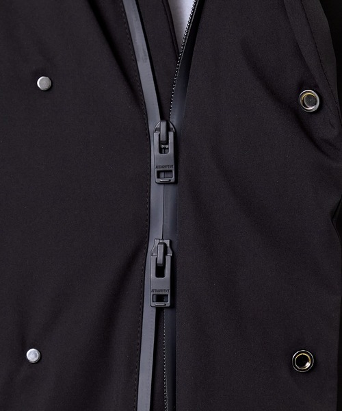 ATTACHMENT(アタッチメント)の「3L LIGHT TAFFETA UTILITY DOWN COAT(ダウンジャケット/コート・メンズ・ブラック・1/2)」の5枚目の写真