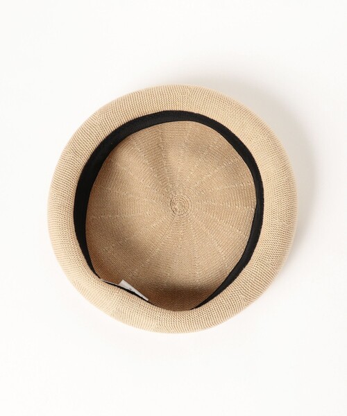 Ray BEAMS（レイビームス）の「リネン混 サーモベレー（ハンチング/ベレー帽・レディース・ブラック/ベージュ・ONE SIZE）」の11枚目の写真