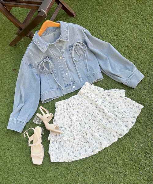 MAJESTIC LEGON(マジェスティックレゴン)の「カットレースフリルミニスカパン(スカート・レディース・ブラック/アイボリー/ホワイト系その他2/オフホワイト・MEDIUM)」の5枚目の写真