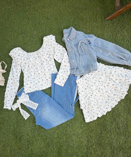 MAJESTIC LEGON(マジェスティックレゴン)の「カットレースフリルミニスカパン(スカート・レディース・ブラック/アイボリー/ホワイト系その他2/オフホワイト・MEDIUM)」の6枚目の写真