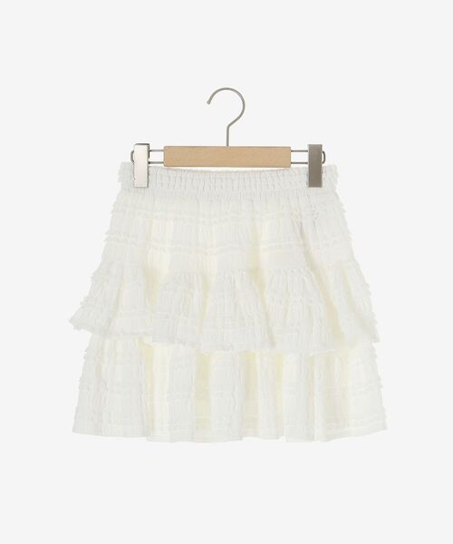 MAJESTIC LEGON(マジェスティックレゴン)の「カットレースフリルミニスカパン(スカート・レディース・ブラック/アイボリー/ホワイト系その他2/オフホワイト・MEDIUM)」の21枚目の写真