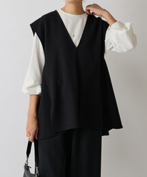 BEARDSLEY | ブークレフレアーベスト(シャツ/ブラウス)