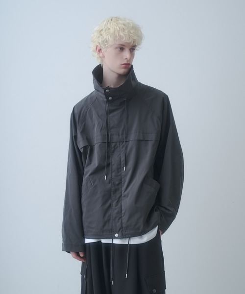 セール】High neck teck blouson - ハイネックテックブルゾン