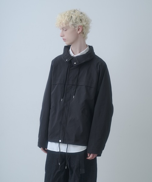 セール】High neck teck blouson - ハイネックテックブルゾン