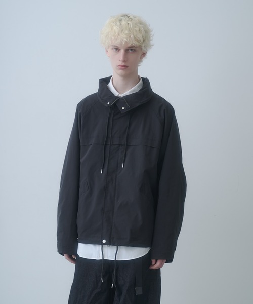 セール】High neck teck blouson - ハイネックテックブルゾン
