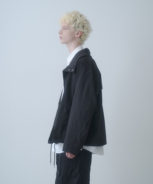 DOOPZ（ドープス）の「High neck teck blouson - ハイネックテックブルゾン（ブルゾン・メンズ・グレー/ブラック・SMALL/MEDIUM/LARGE）」の17枚目の写真