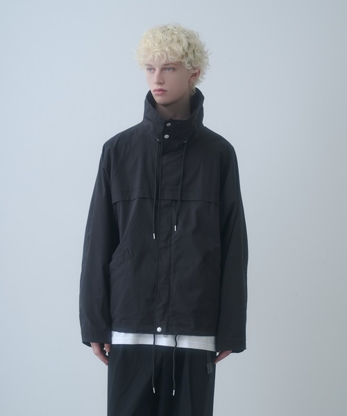 セール】High neck teck blouson - ハイネックテックブルゾン