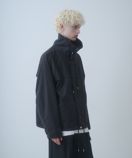 セール】High neck teck blouson - ハイネックテックブルゾン