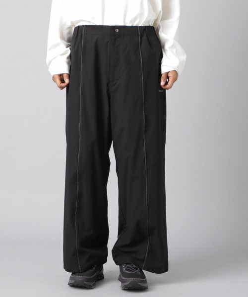 新品未使用DEATH LABELソフトシェルパンツキャメルブラックLサイズ 撥水 Maison Margiela(メゾンマルジェラ) BLACK PAINT JEANSペイント