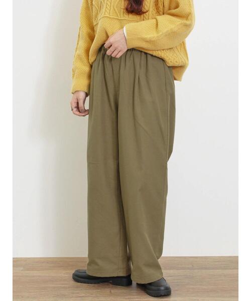 Samansa Mos2(サマンサ モスモス)の「【保温加工・帯電防止】ストレートパンツ(その他パンツ・レディース・キナリ/ベージュ/カーキ/チャコールグレー・L/M)」の11枚目の写真